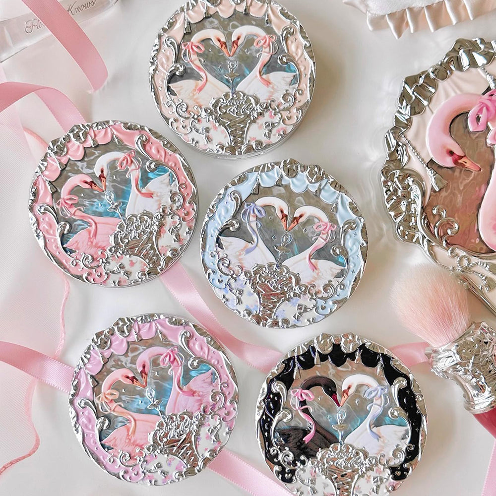 Flower Knows Swan Ballet envase inspirado en Swan Lake, perfecto para estante.
