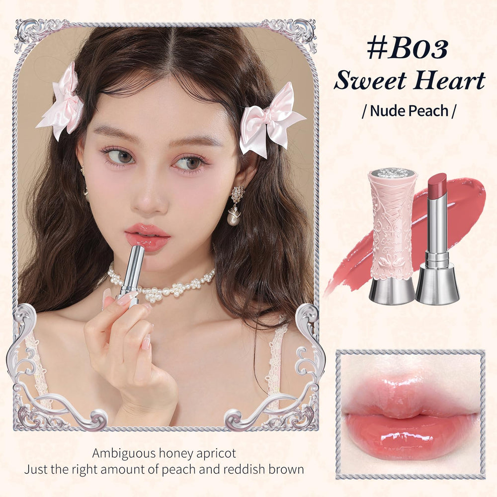 Flower Knows tono-corazon-dulce-rosado-beige para acabado natural