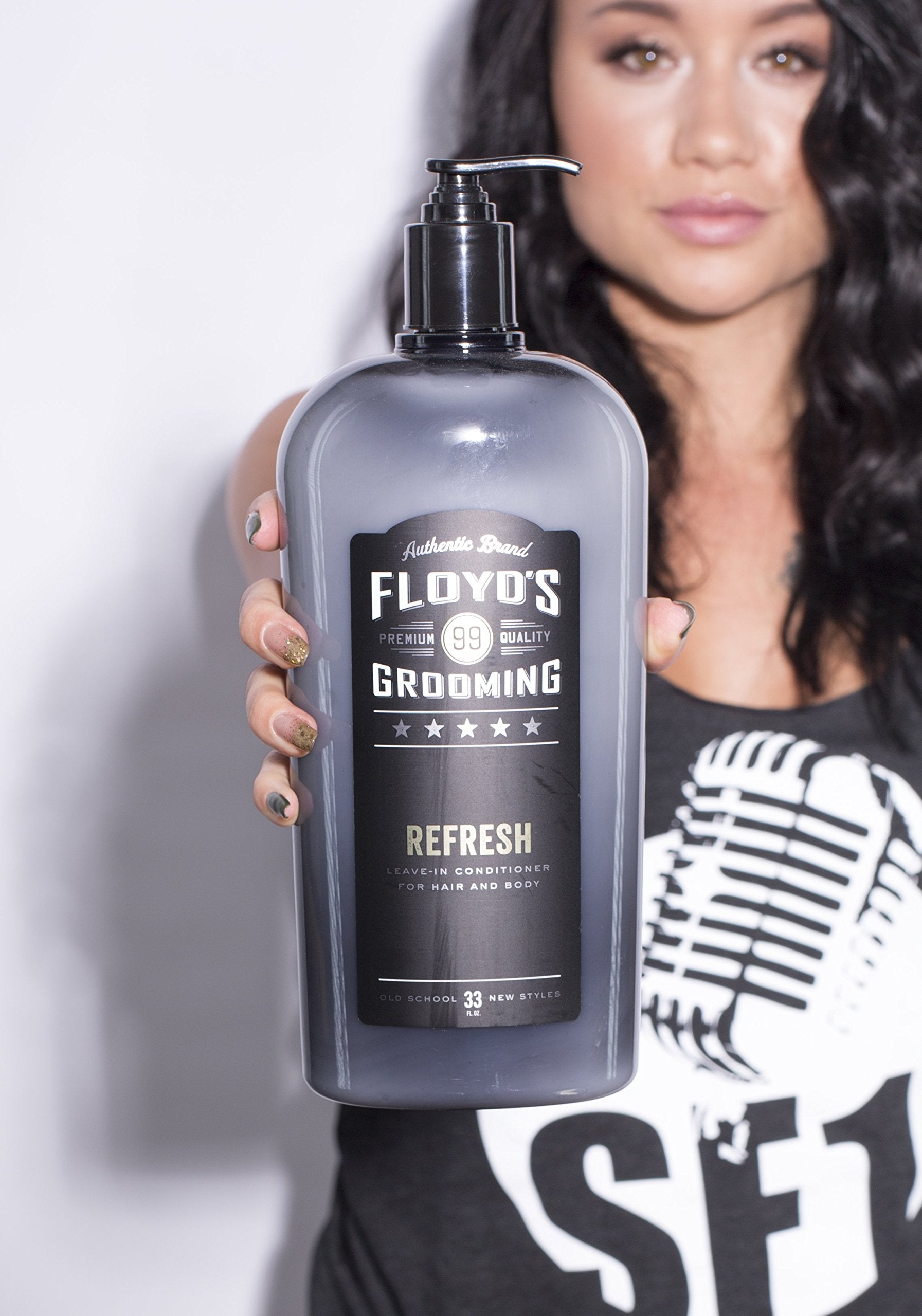 Floyd's 99 Refresh: aplicación en el cabello para controlar frizz.