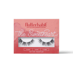 FlutterHabit The Sweetheart pestanas natural-empaque: look suave y natural para uso diario