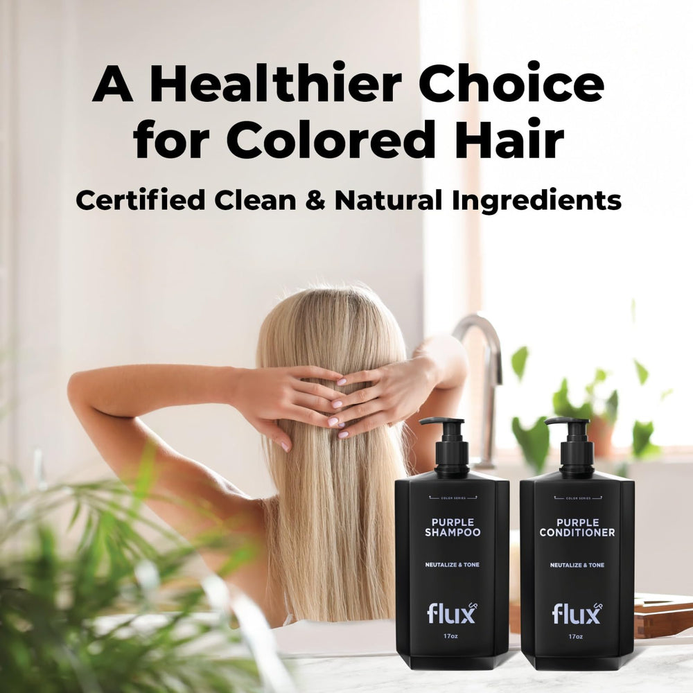 FLUX UP Ensemble shampoing et après-shampoing violet