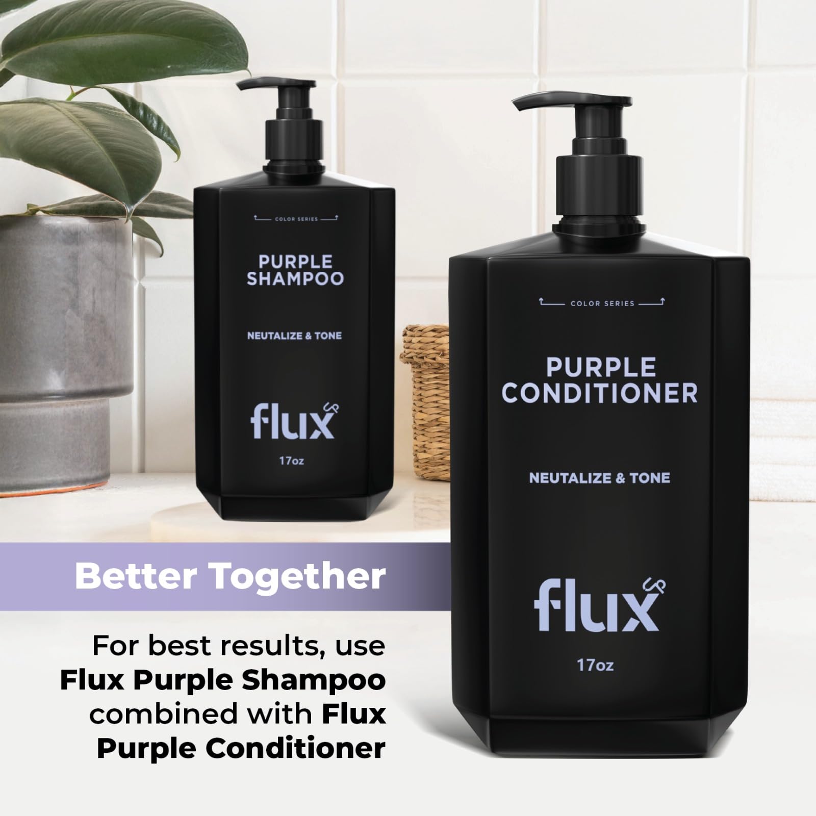 FLUX UP Rituel soin-coiffure bouteille pour cheveux blonds
