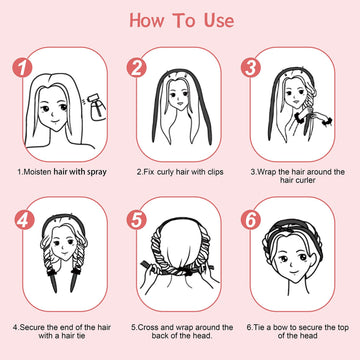 Flylipu para cabello grueso compatible, opción sin calor para diferentes tipos.
