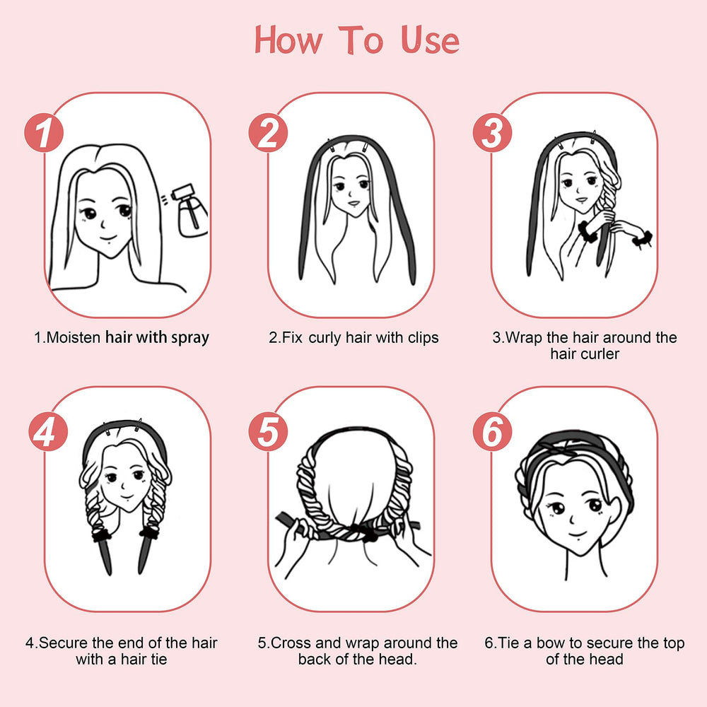 Flylipu para cabello grueso compatible, opción sin calor para diferentes tipos.