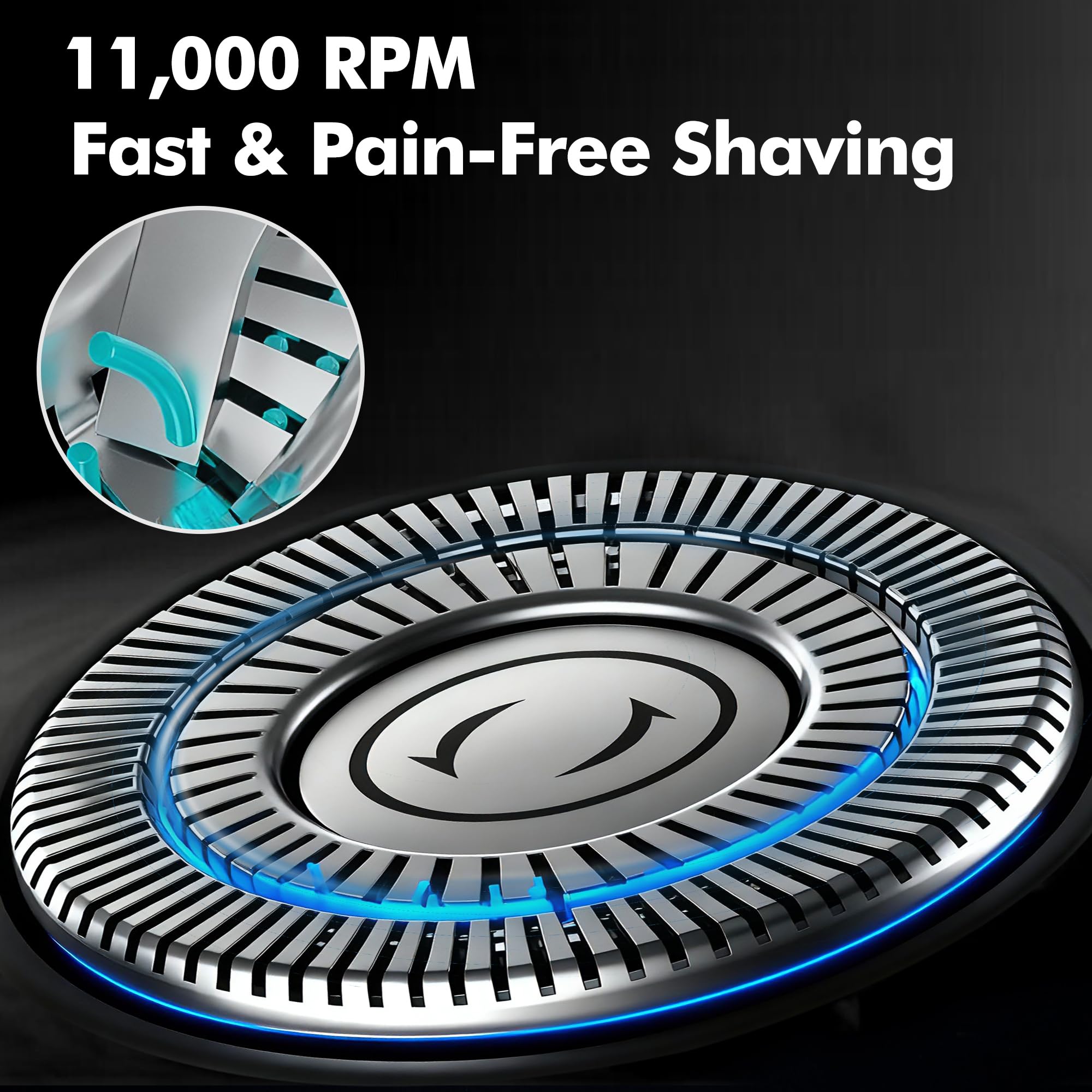 Flynth IPX7 resistente al agua, ideal para uso en ducha y limpieza rápida.