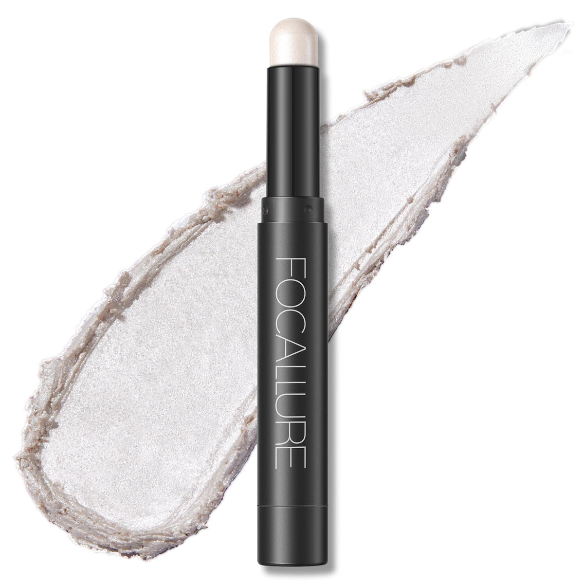 FOCALLURE Bastón sombra crema brillo escarcha ideal para mirada intensa y duradera.