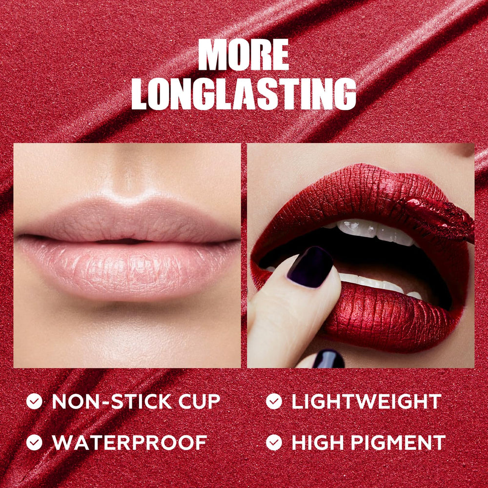 FOCALLURE brillo con partículas finas para un resplandor suave en los labios.