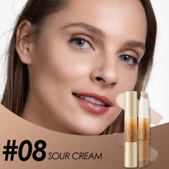 FOCALLURE 2 en 1 crema contorno iluminador, acabado mate iluminador