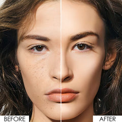 FOCALLURE powder being applied with brush for long-lasting wear