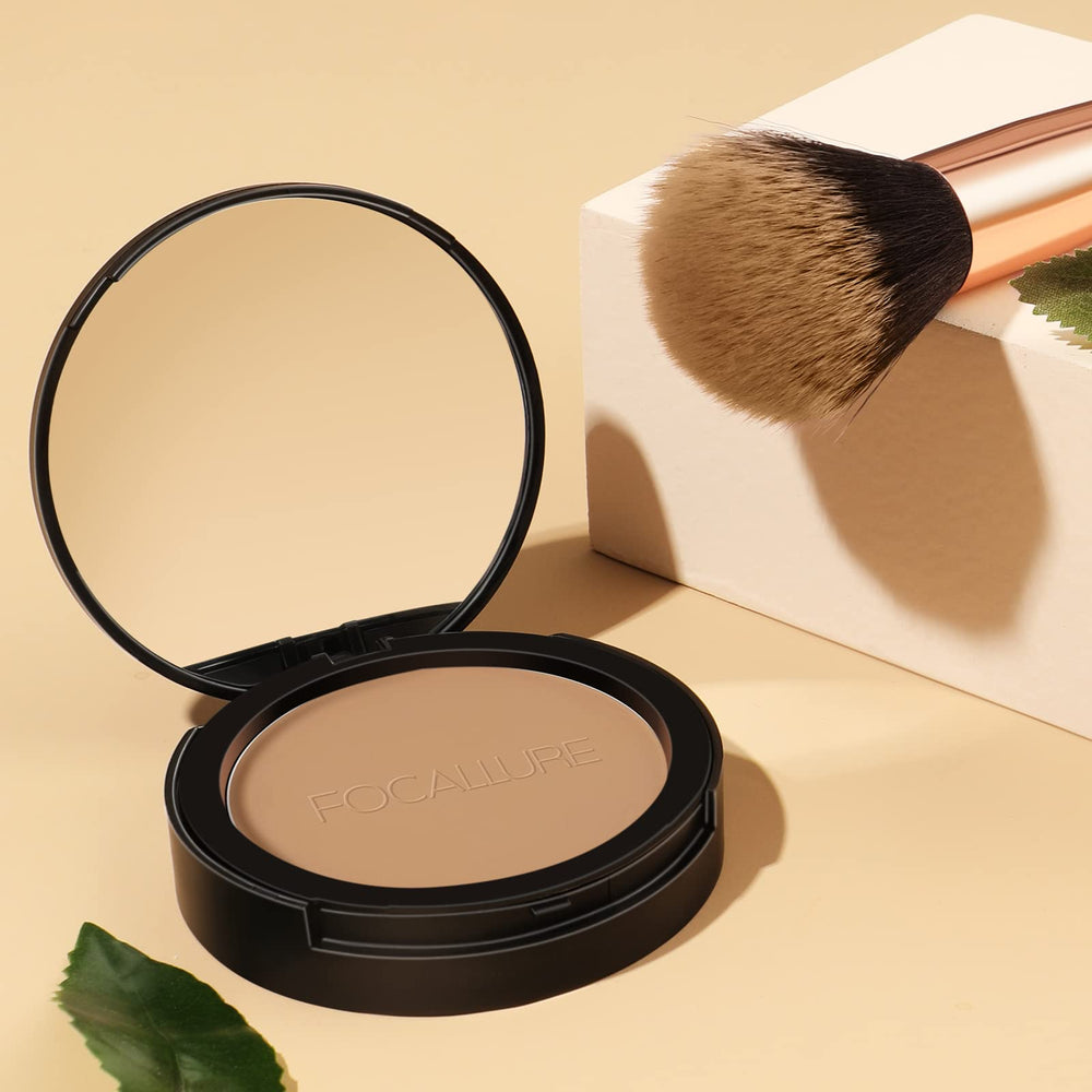 FOCALLURE Flawless Pressed Powder oil-control performance during daylong wear.