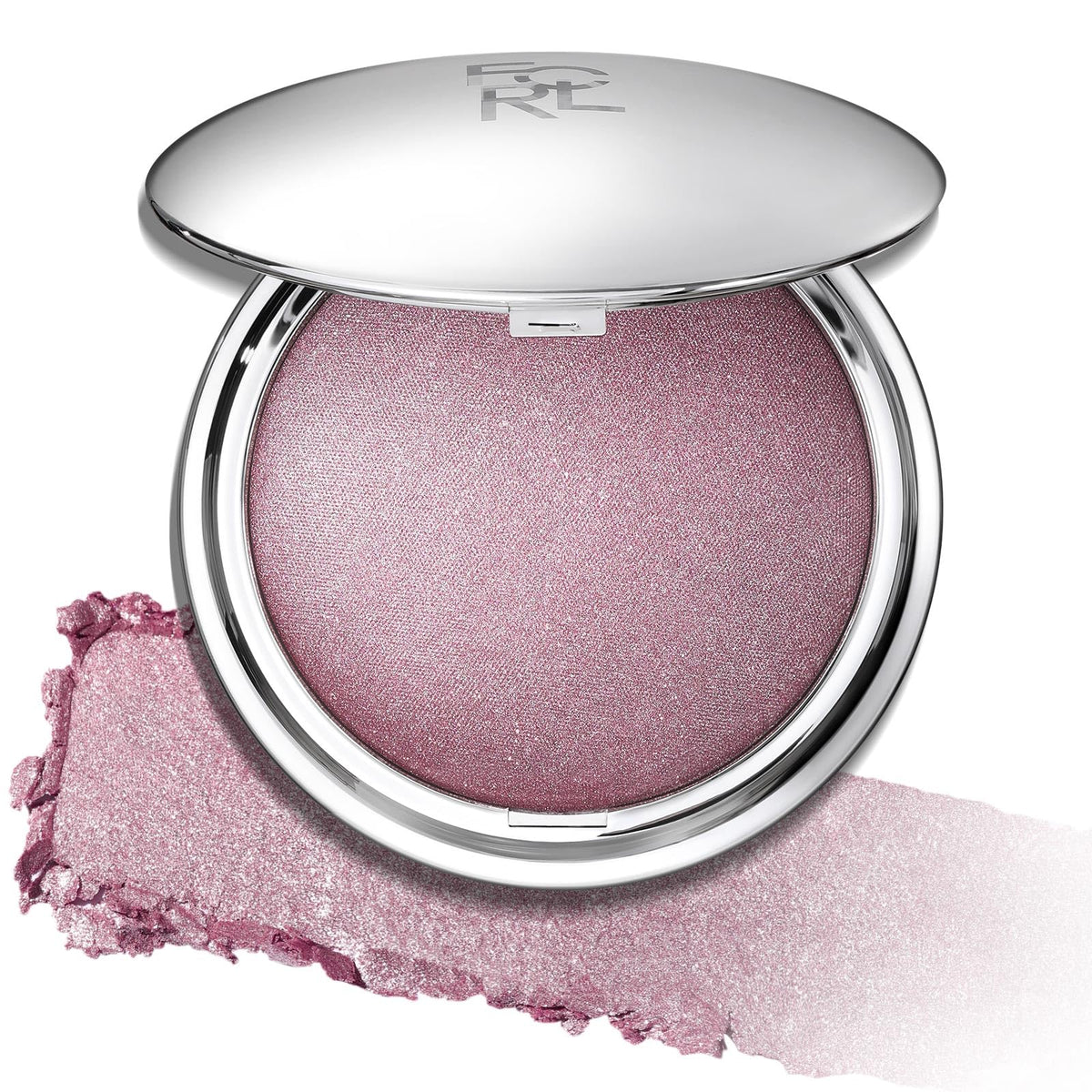 FOCALLURE iluminador rostro y cuerpo, galaxia rosada, brillo suave y duradero.