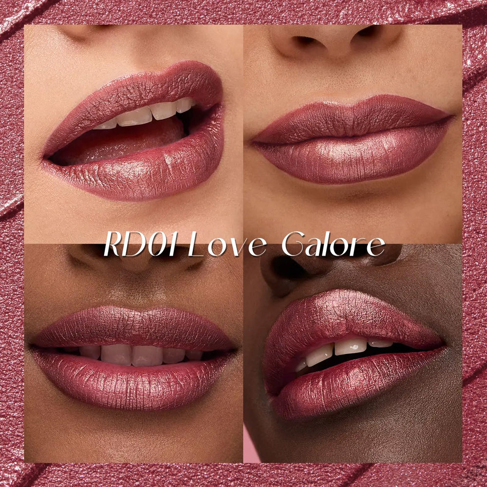 FOCALLURE labial metálico de larga duración para uso diario.