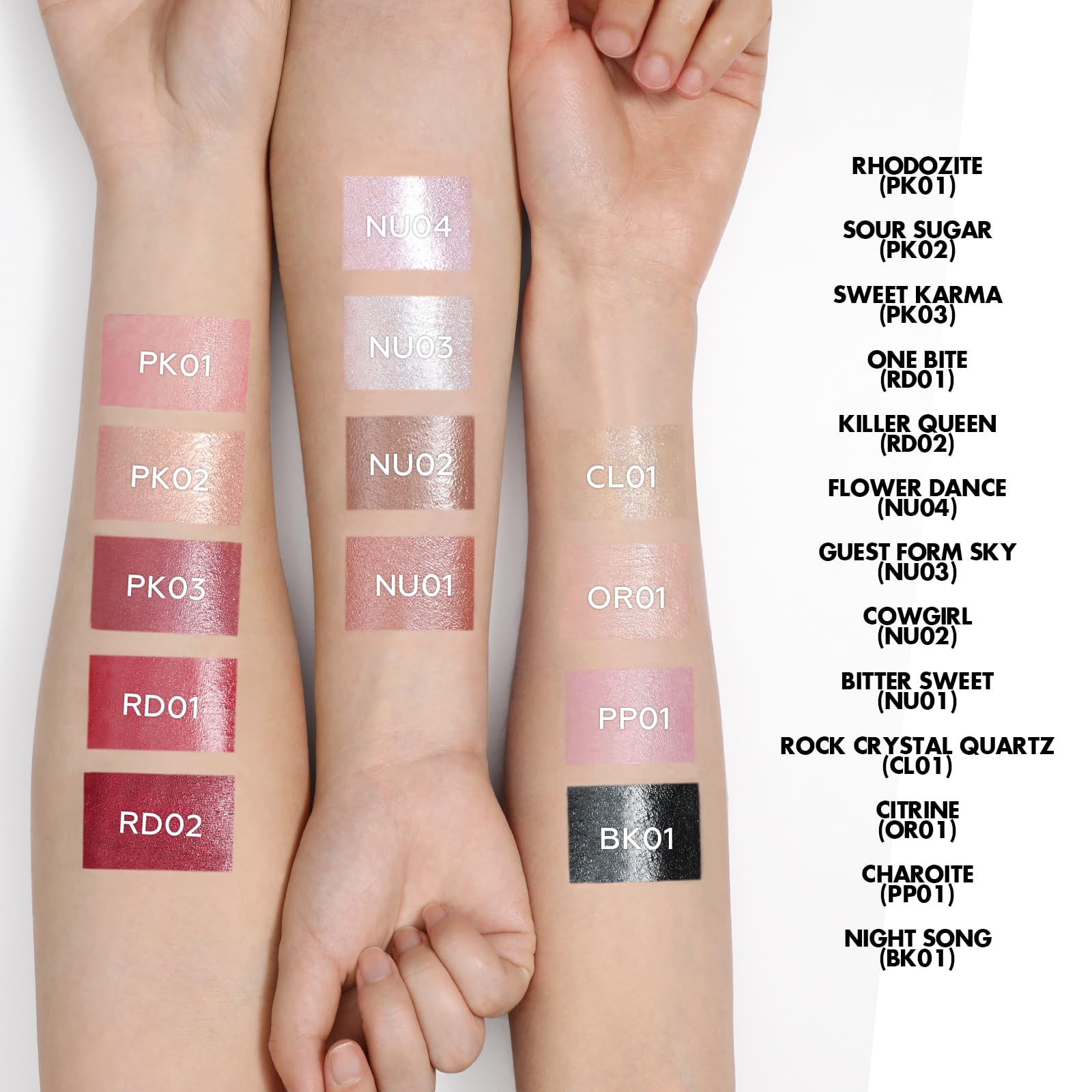 FOCALLURE Color Sour Sugar adecuado para looks cotidianos o de noche.