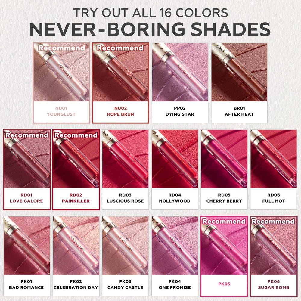 FOCALLURE Gift-ready lip color for parties and romantic occasions