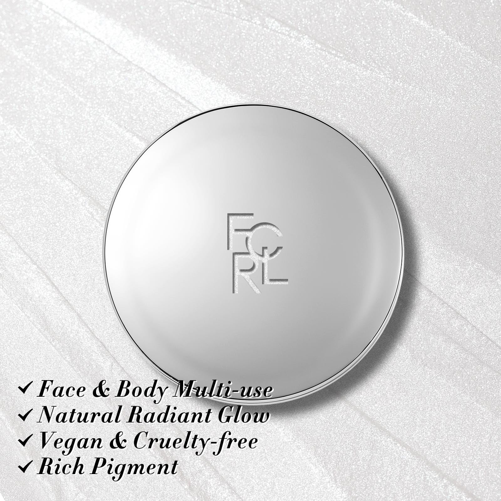 FOCALLURE resplandor en rostro y cuerpo ligero para un look fresco.