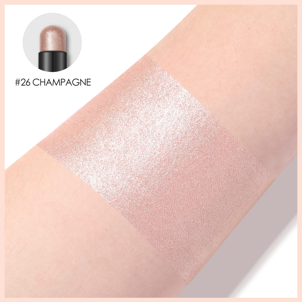 FOCALLURE sombra crema brillo Champagne, resistencia a la transferencia