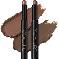FOCALLURE sombra cremosa para ojos Rich Rum, base intensa para acabado duradero