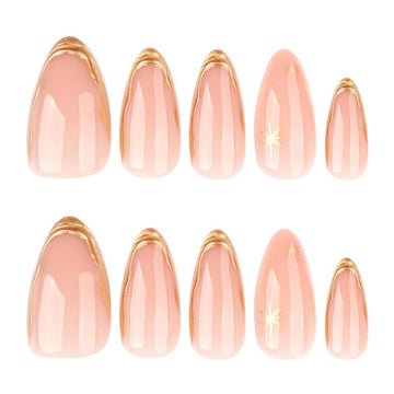 Aplicación facil con adhesivo de Foccna para manicura rapida.