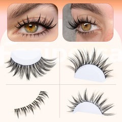 Pestañas inferiores Focipeysa de 5-6 mm para realzar la mirada con naturalidad.