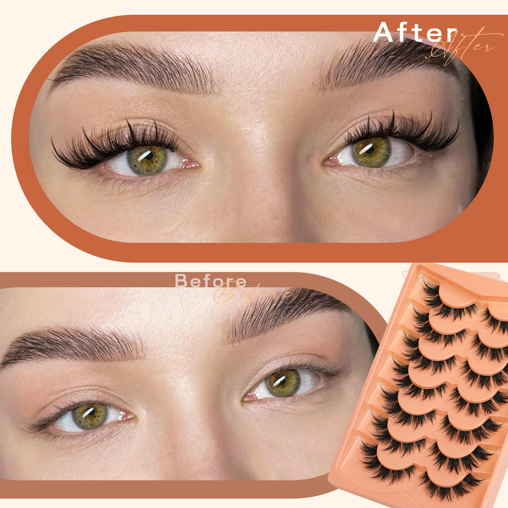 Pestañas 3D de Focipeysa, fáciles de aplicar para un look diario cómodo.