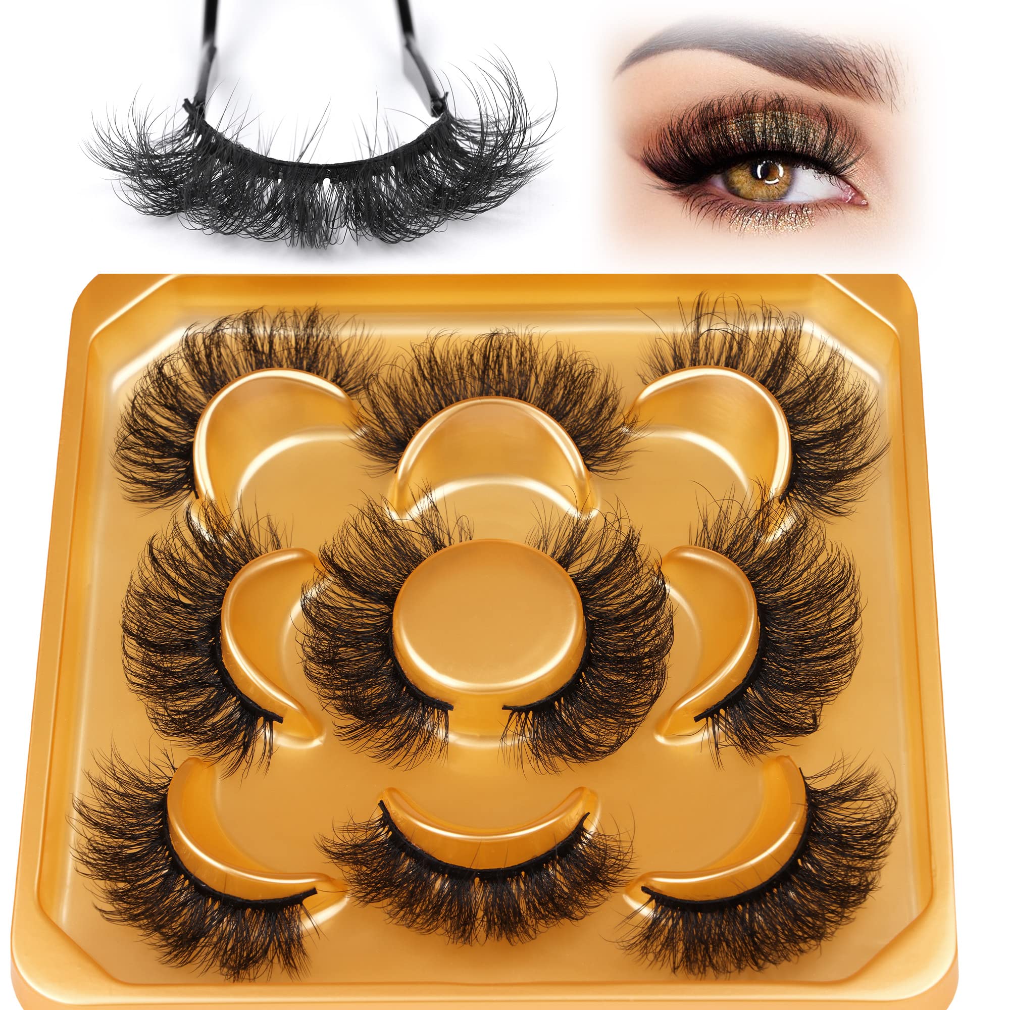 Pestañas Focipeysa de lujo ligeras para simular extensiones 18 mm.