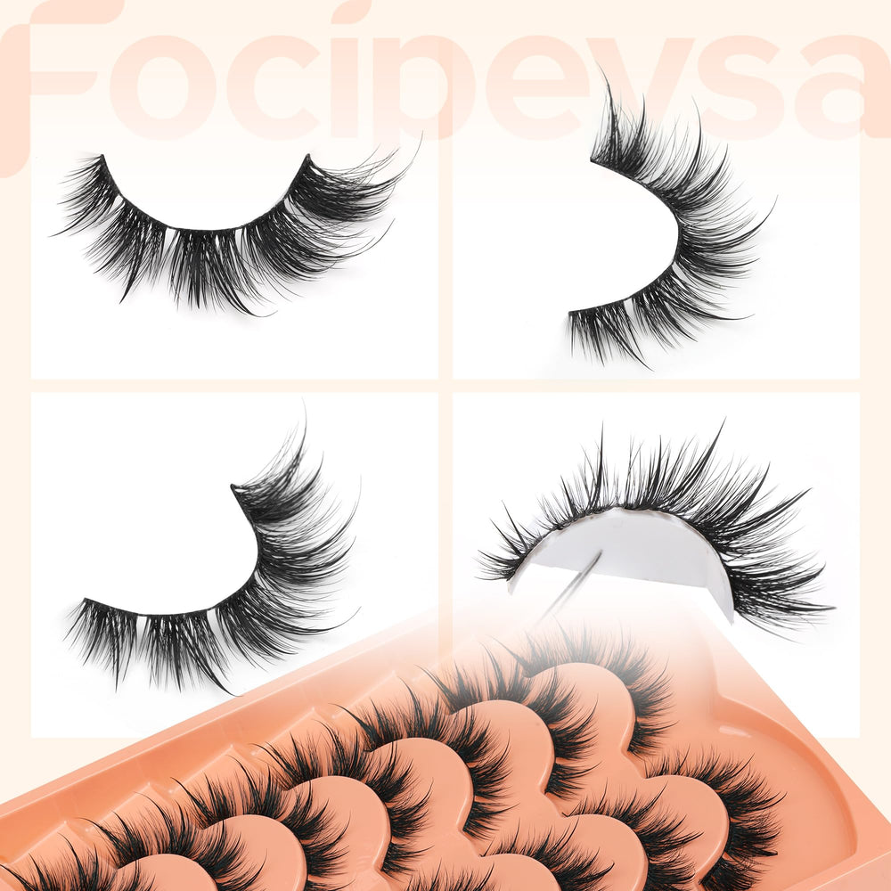 Pestañas hechas a mano por Focipeysa para un look natural y artesanal.