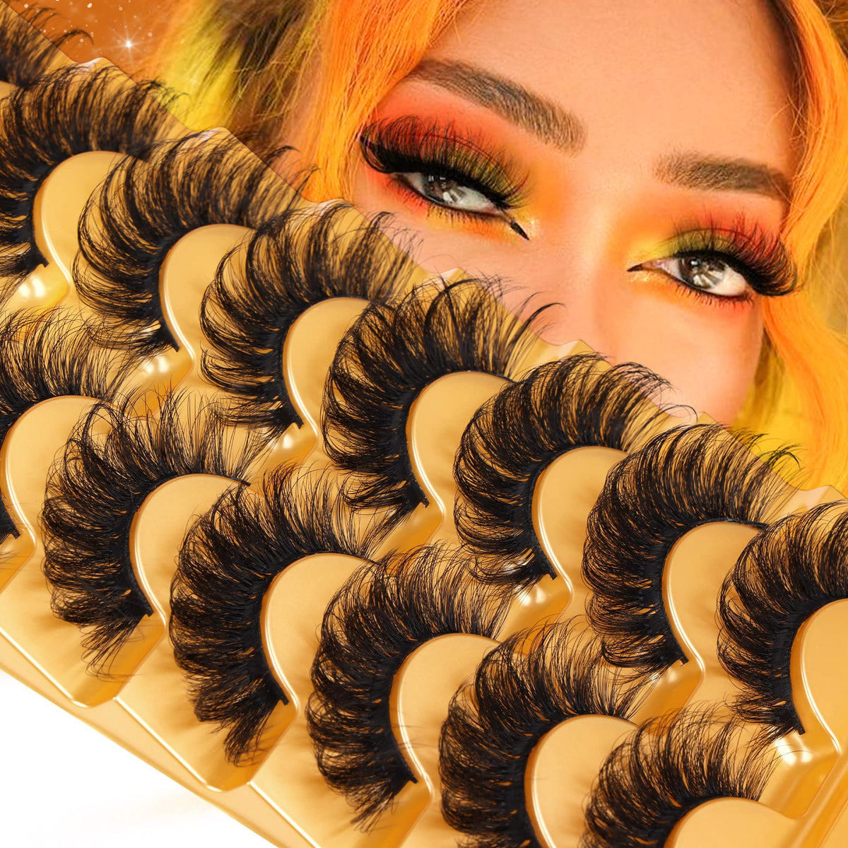 Pestañas Focipeysa con rizos ondulados y 18mm para una mirada más amplia.