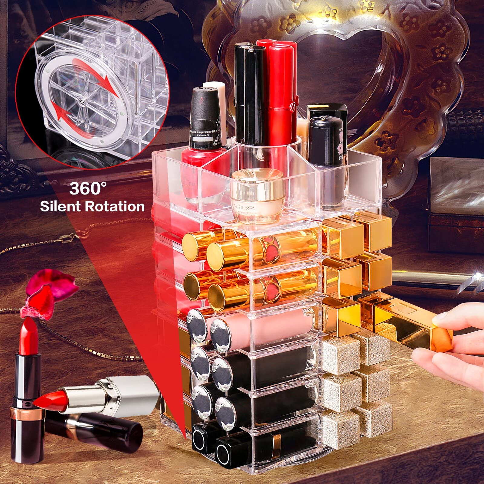 FODIENS dimensiones compactas, ideal para tocadores pequeños