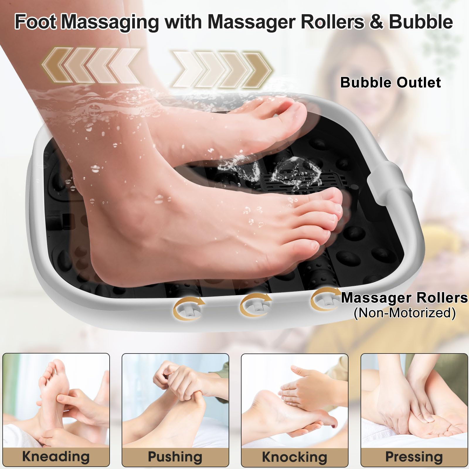 FOFOJÔY kit pedicure integrado para cuidado de pies en casa.