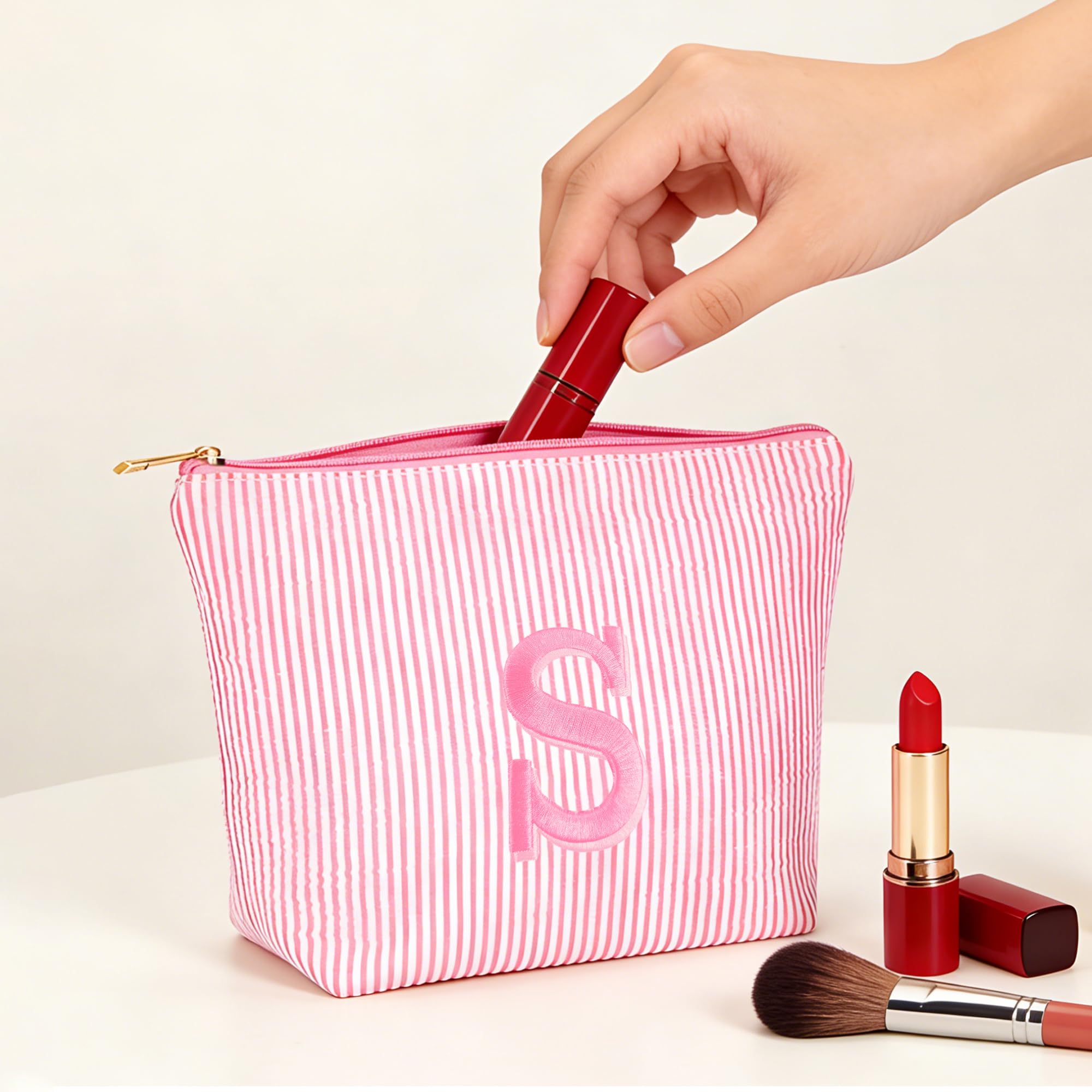 Fohufo bolso maquillaje regalo destacado, conjunto perfecto para sorprender