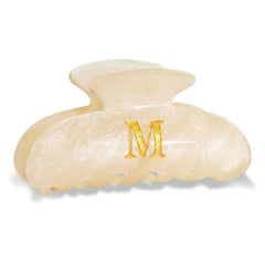 Fohufo clip cheveux monogramme A pour un look chic tout au long de la journée.