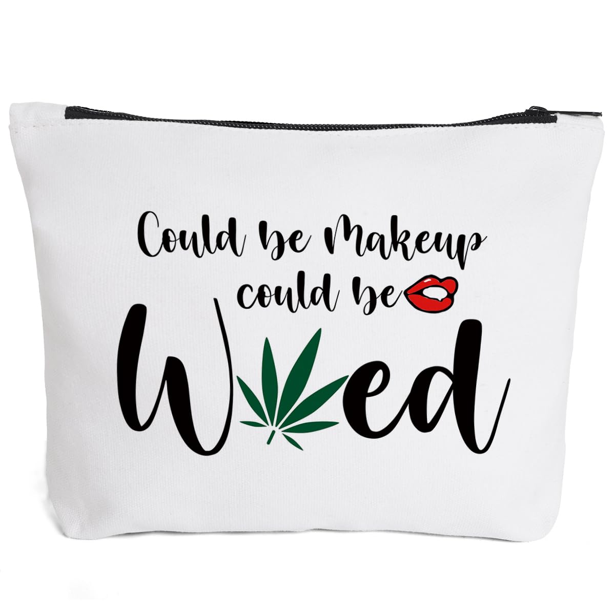 Bolsa de maquillaje Fokongna con diseño divertido, ideal para regalo entre amigas.