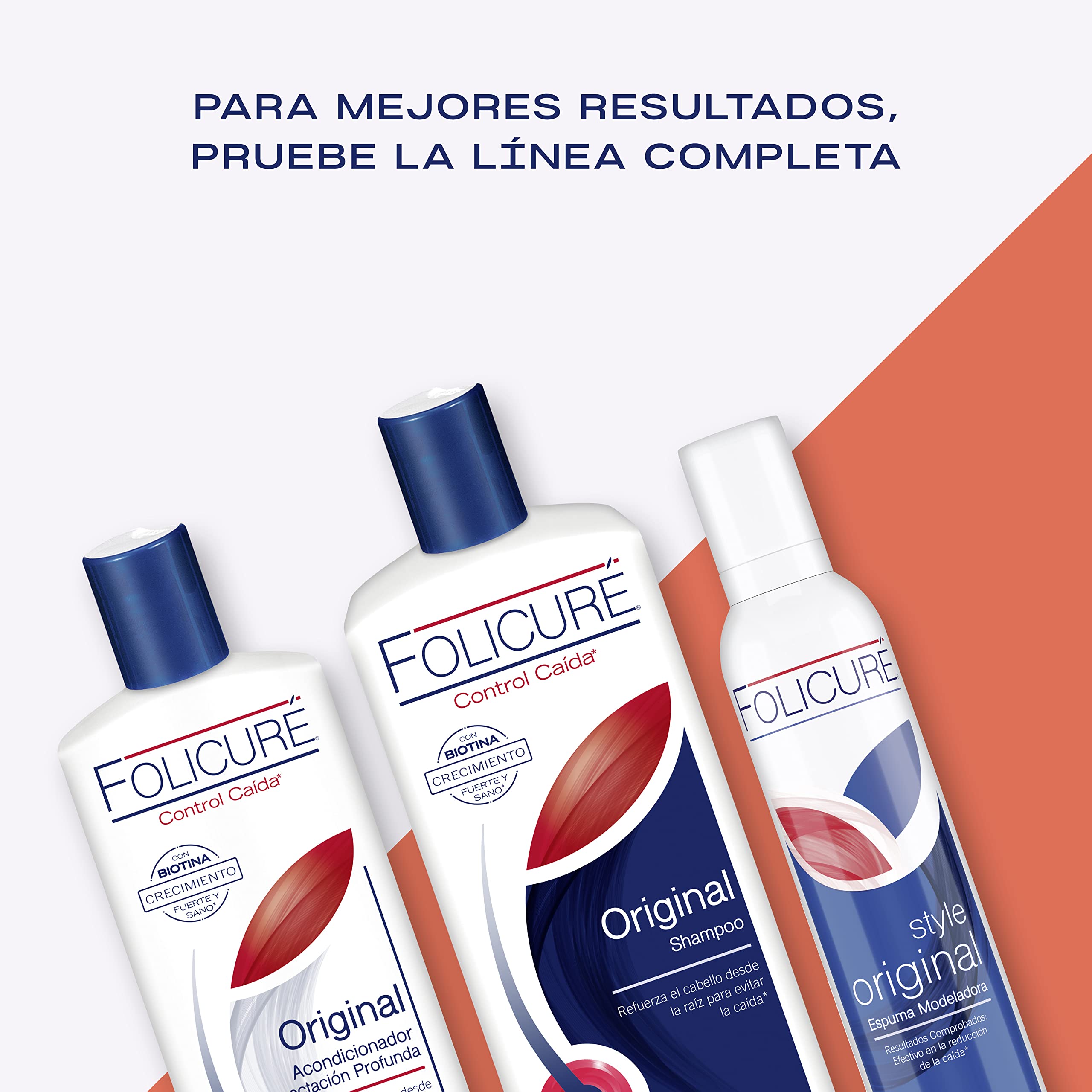 Folicure Original Shampoo Perejil desenreda y nutre el cabello.