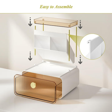 Followin solución multiuso, ordena maquillaje y papelería en un solo mueble.