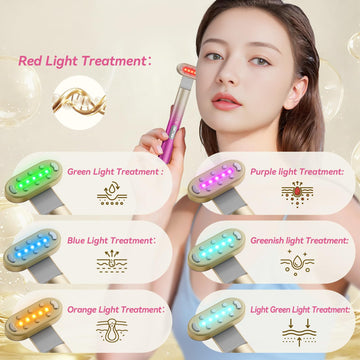 FOLOKE luz clara 380-680 para cuidado facial integral.