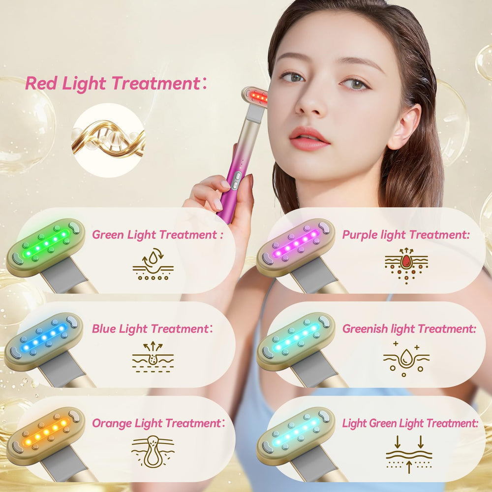 FOLOKE luz clara 380-680 para cuidado facial integral.