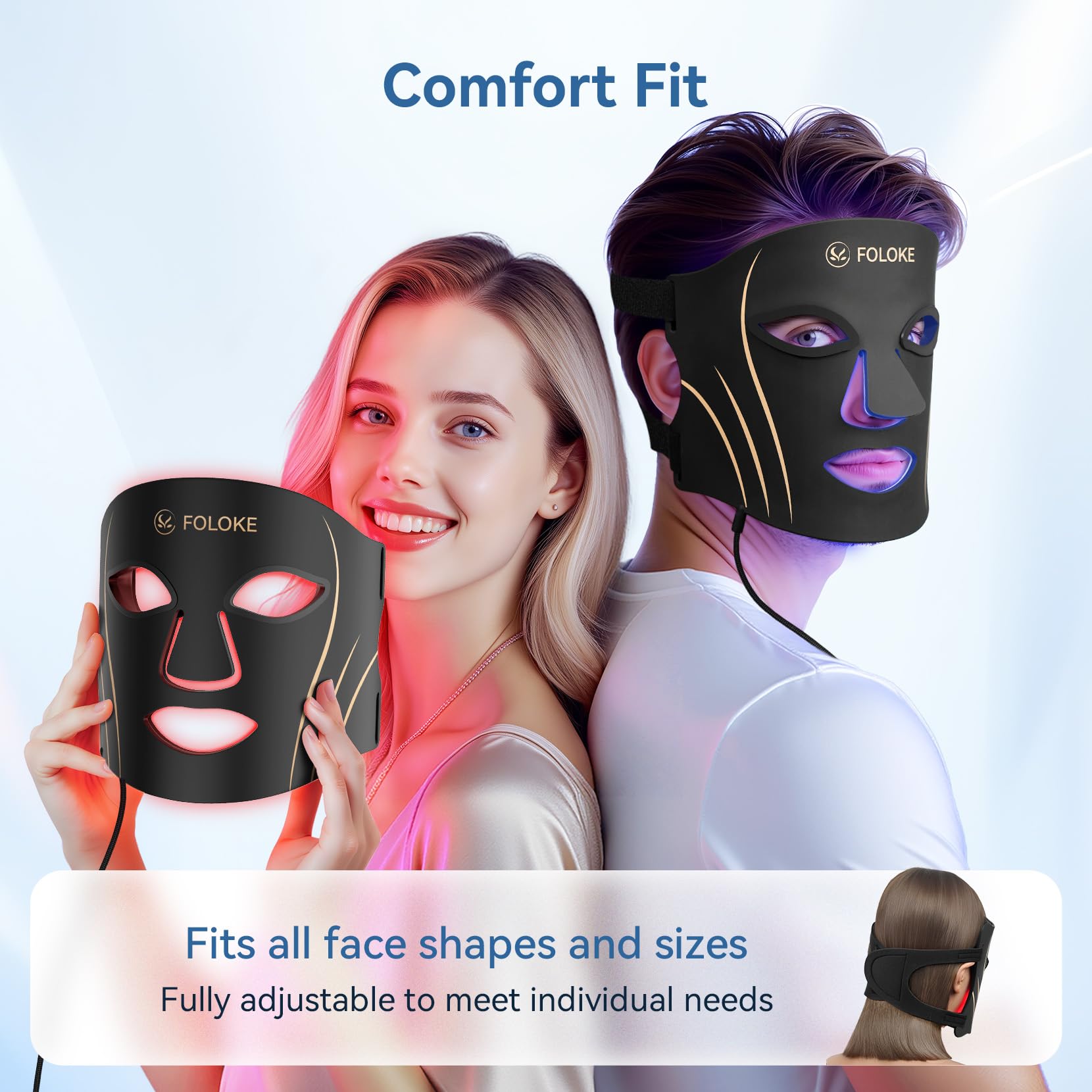 FOLOKE control de brillo con 5 niveles para personalizar la experiencia.