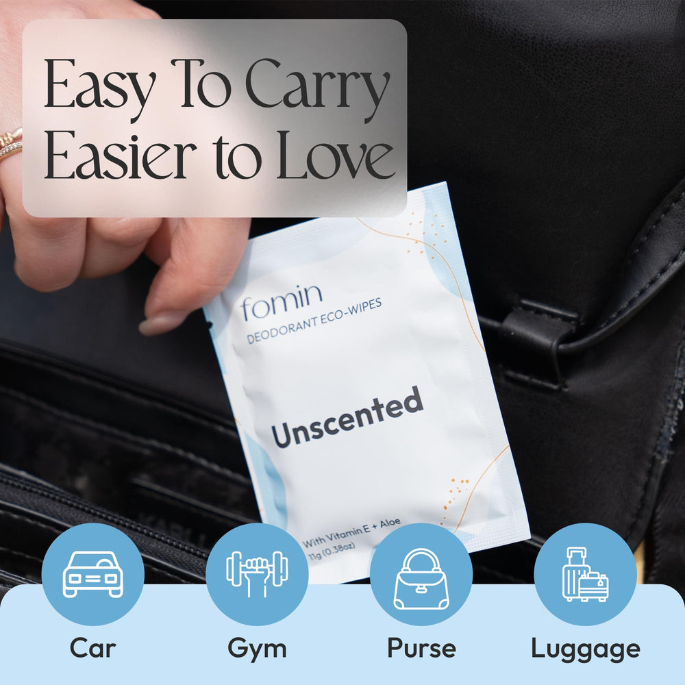 Formato compacto de FOMIN para bolsos y viajes