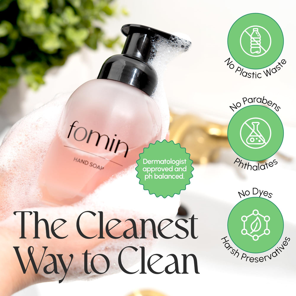 Jabon suave FOMIN con ingredientes naturales para la piel