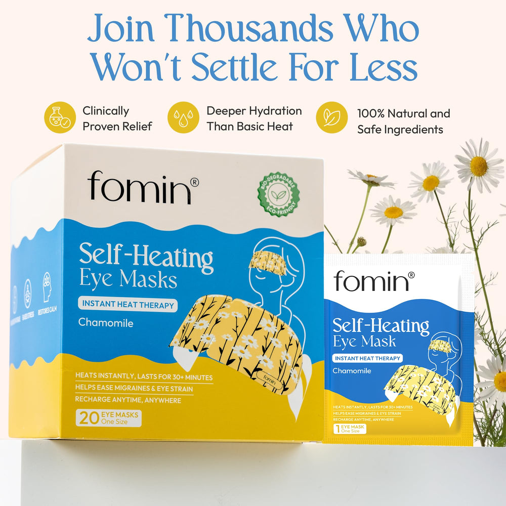 FOMIN mascarilla térmica para ojos, regalo perfecto para mujeres.