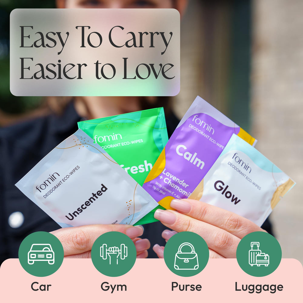 FOMIN: toallitas desodorantes con colaboración Plastic Bank, reduciendo plástico en el océano.