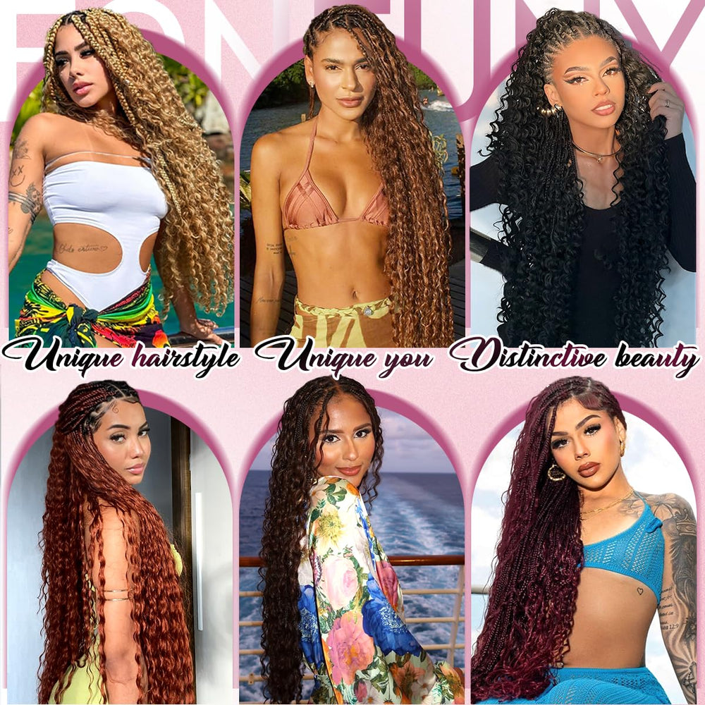 Pelo FONFUNY para trenzas knotless en color 4/27