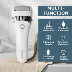 Fooseey exfoliador de pies, cabeza-tercera para pieles muy ásperas.