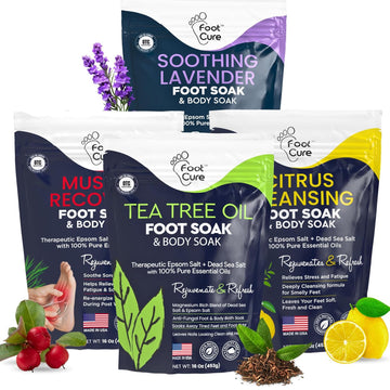 Foot Cure bao-pies aceite-arbol-te para frescura y relajacif3n
