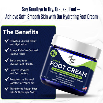 FOOT CURE Crema de Pies, talones secos antes de la hidratación.