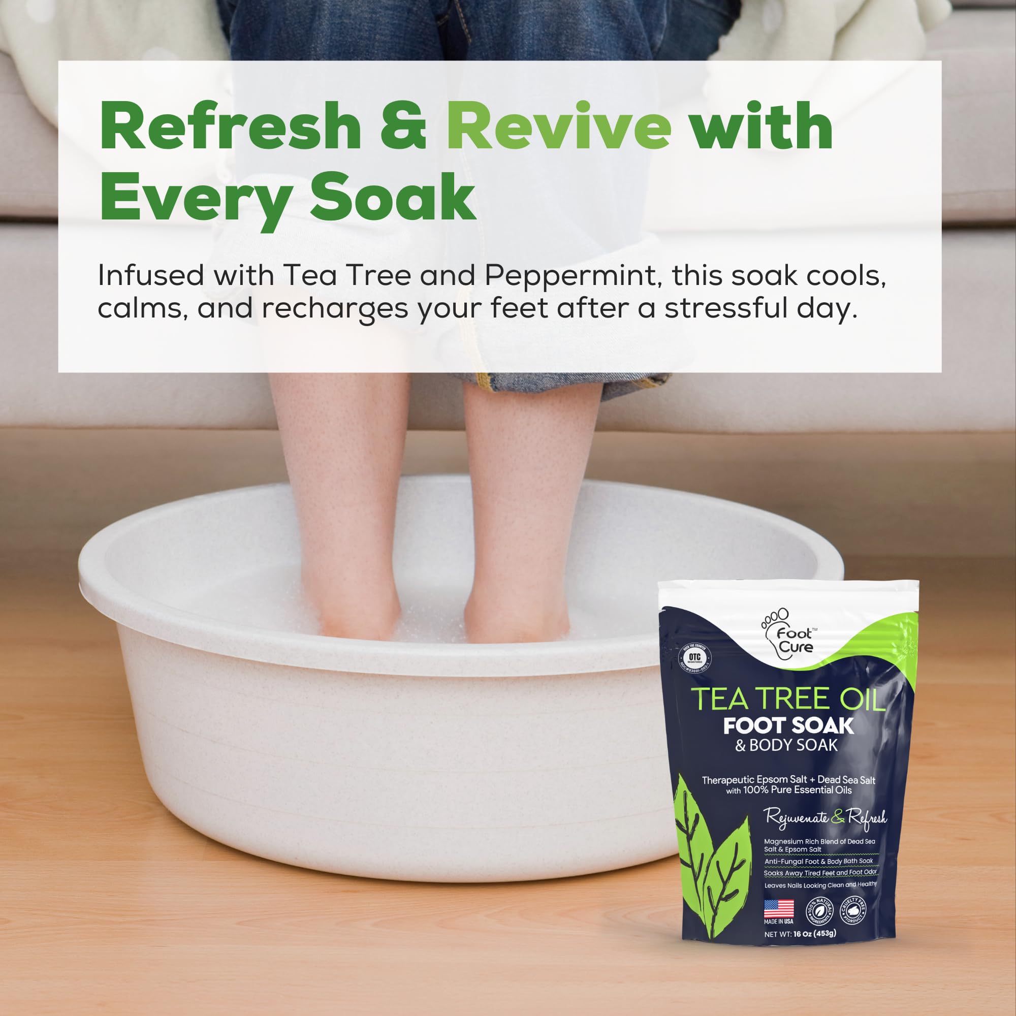 FOOT CURE : routine spa à domicile pour pédicure maison.