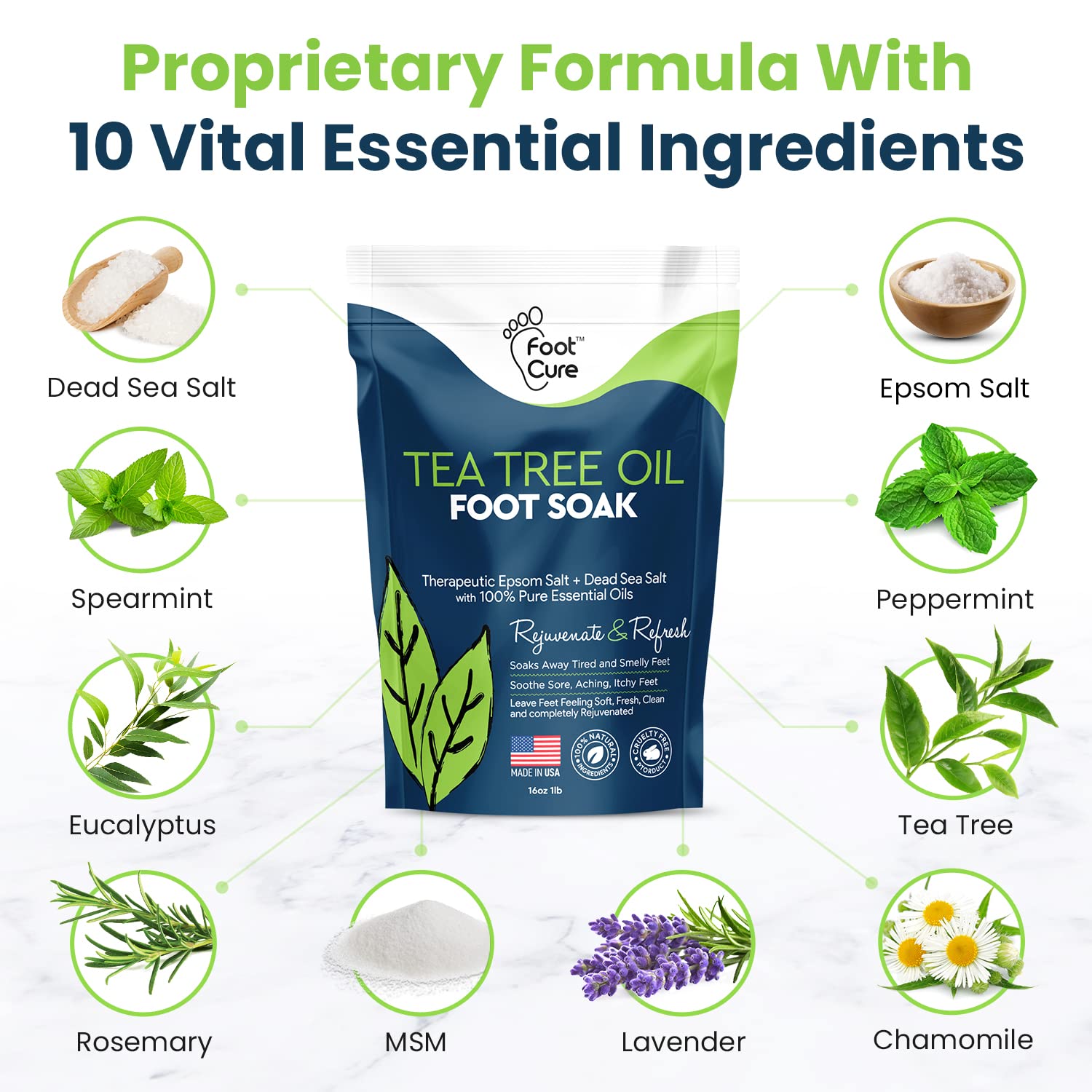 Foot Cure: kit de cuidado diario para pies y talones