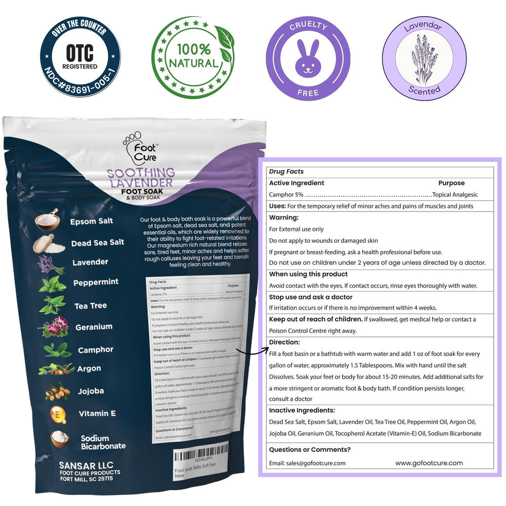 Foot Cure pies-renovados con cuidado y confort