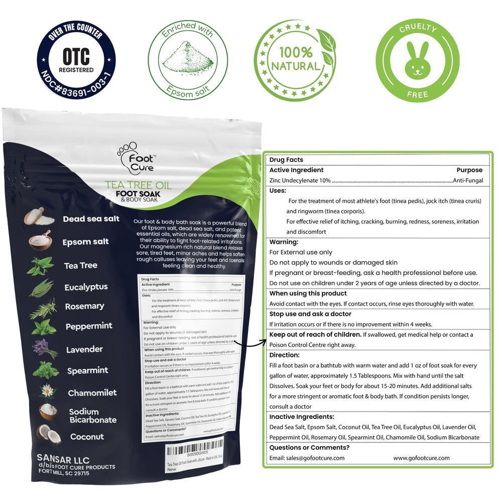 FOOT CURE : sels-epsom dans le bain-pieds, détente musculaire et relaxation.
