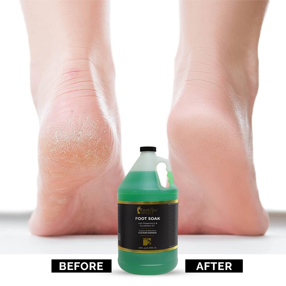FootSpa bidon de remplissage pratique de 128 onces.